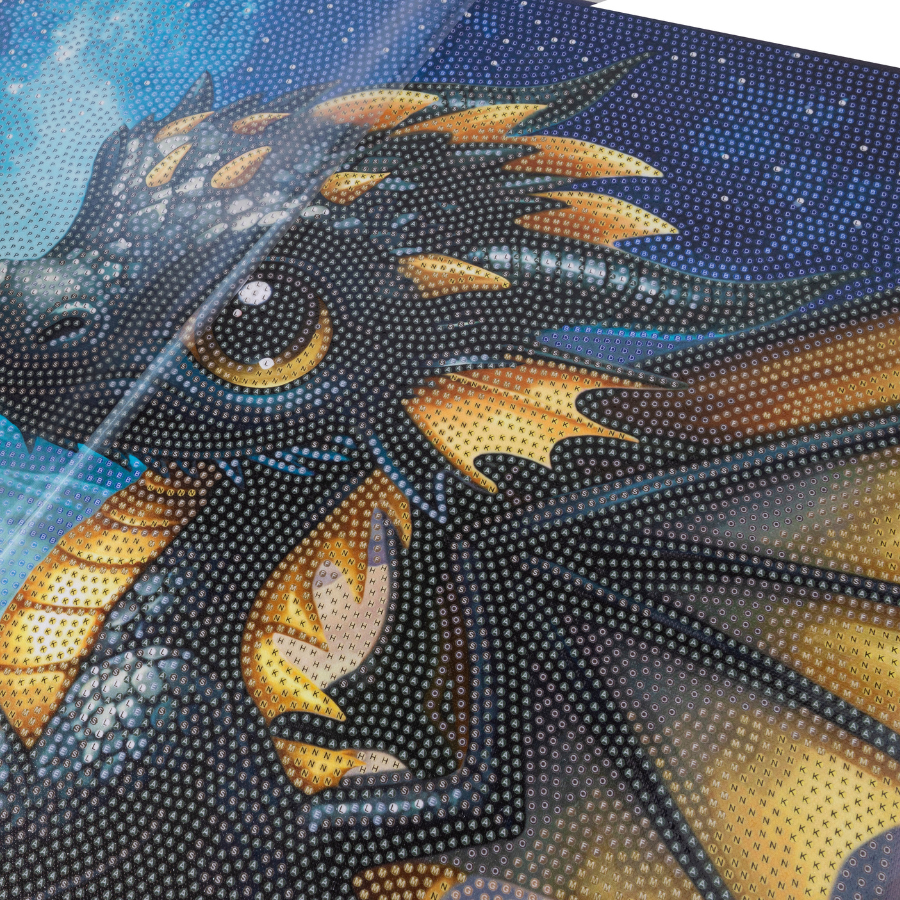 Dragon's Treasure Crystal Art Canvas Kit 40x50cm