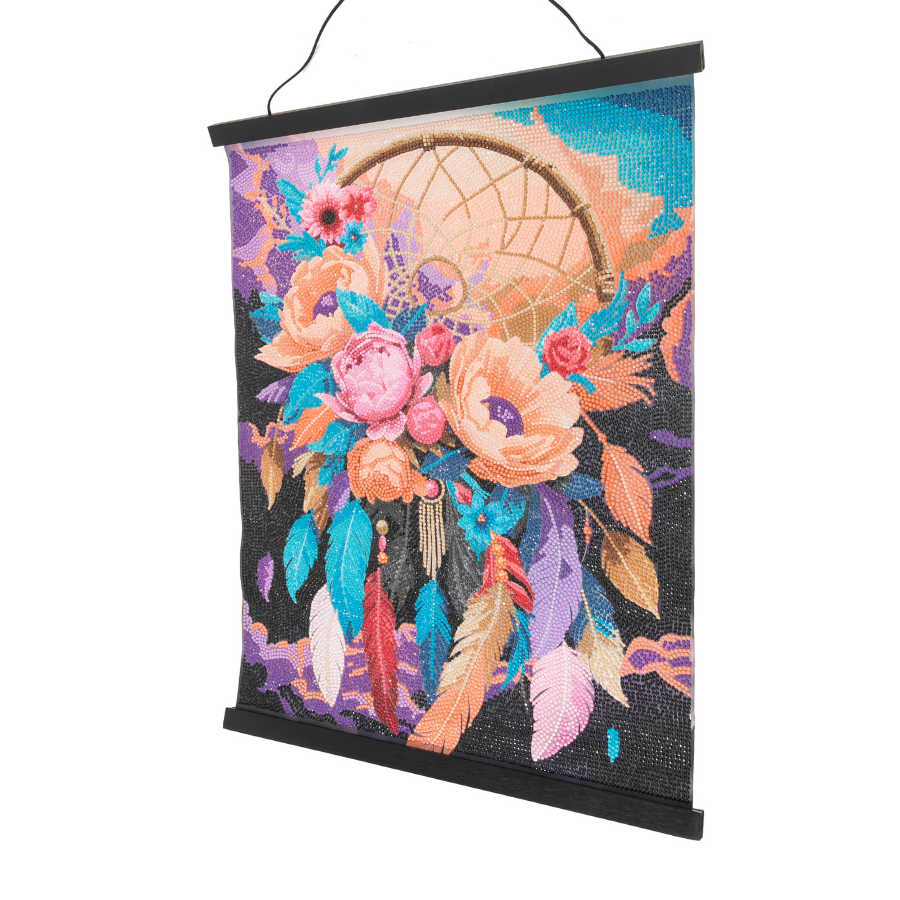 Mystic Blooms Crystal Art Scroll Kit 40x50cm