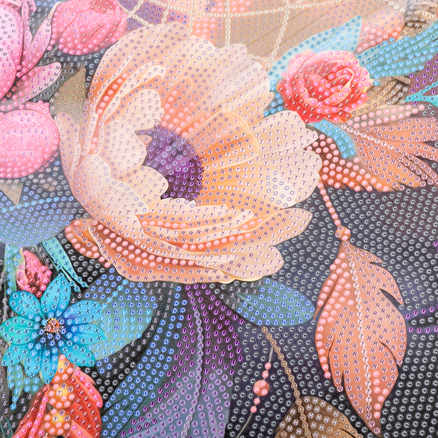 Mystic Blooms Crystal Art Scroll Kit 40x50cm
