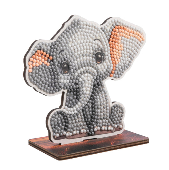 Elephant Crystal Art Wildlife Buddies angle