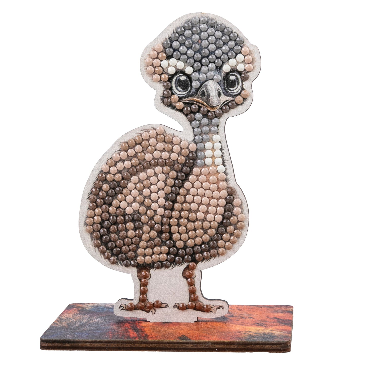 Emu Crystal Art Wildlife Buddies complete