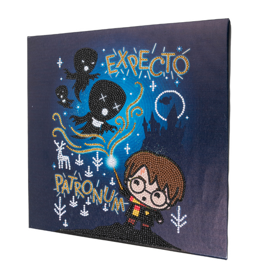 Expecto Patronum Harry Potter Crystal Art Canvas-30x30 4