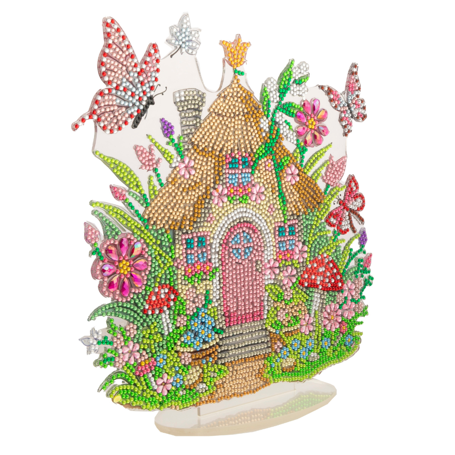 Fairy Cottage Crystal Art Decoration Kit