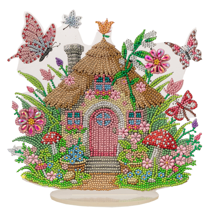 Fairy Cottage Crystal Art Decoration Kit