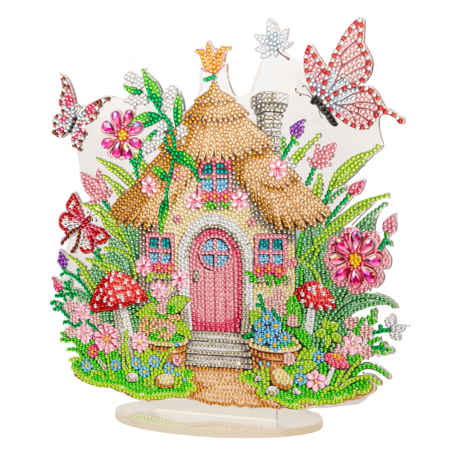 Fairy Cottage Crystal Art Decoration Kit