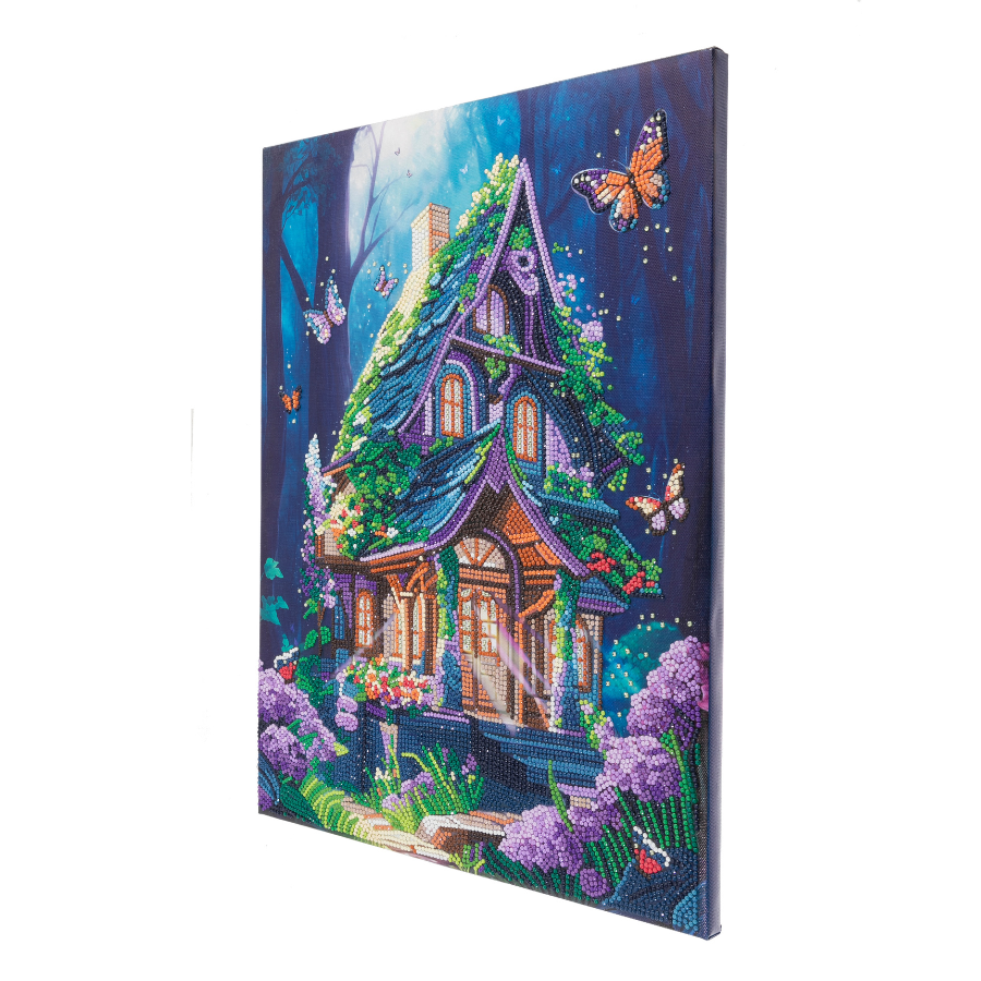 Fantasy House Crystal Art Canvas Kit 35x45 5