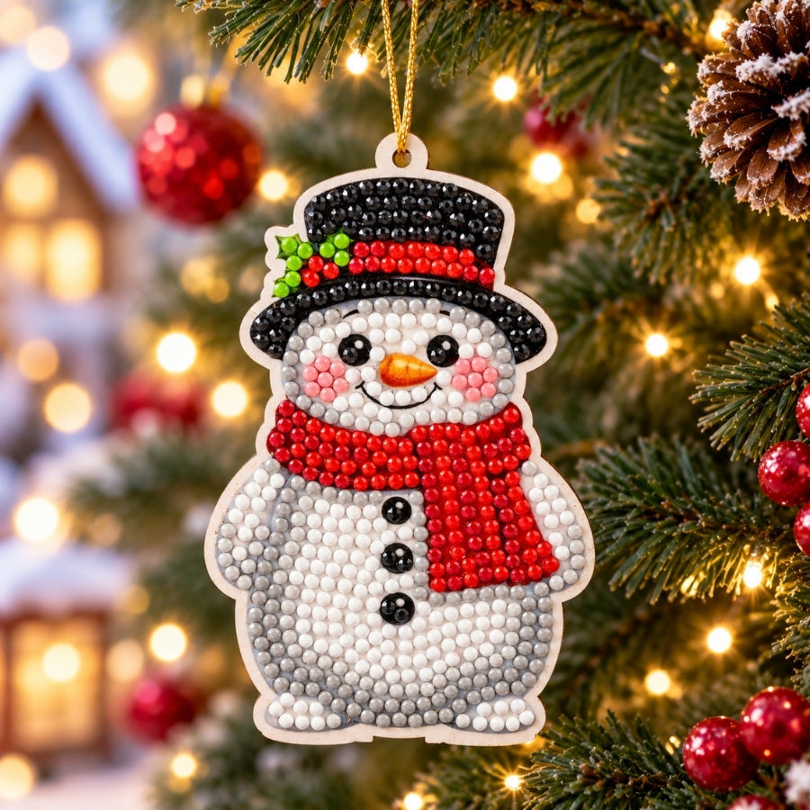 Festive Snowman Crystal Art Festive Buddies Kit Series 7