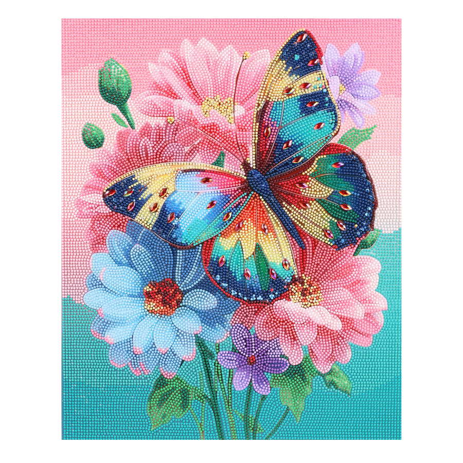 Flutter Pop Crystal Art Framed Canvas Kit 40x50cm