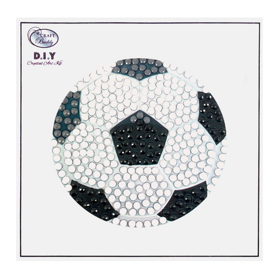 CAMK-28: "Football"  Crystal Art Motifs (With Tools)