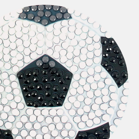 CAMK-28: "Football"  Crystal Art Motifs (With Tools)