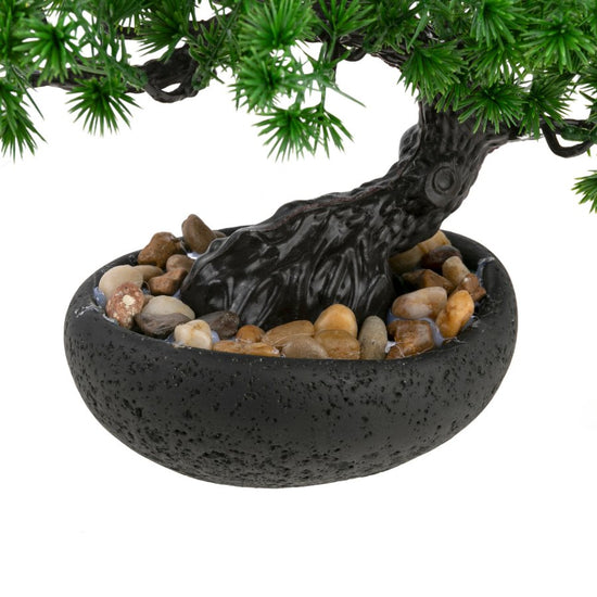 Forever Flowerz Pine Bonsai Tree Kit closeup