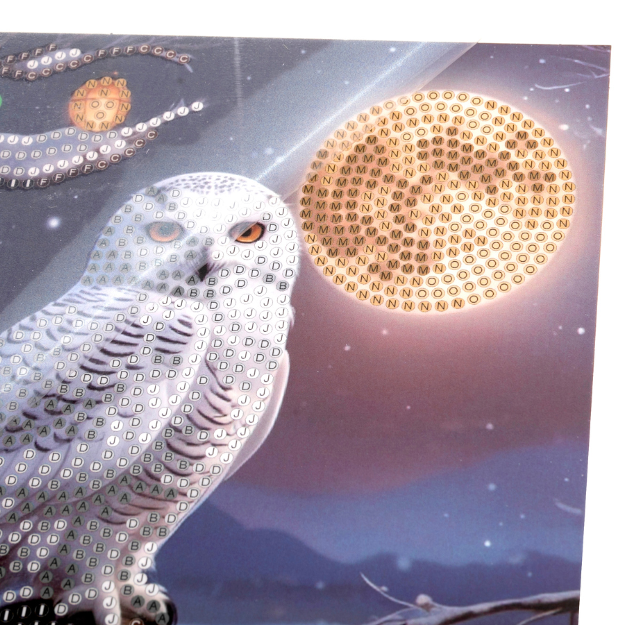 Frosted moon Crystal Art Card kit 18x18cm 6