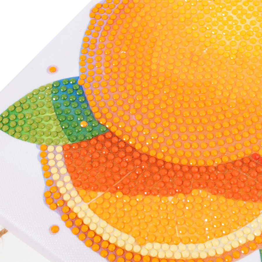 Fruits Crystal Art Hanging Canvas Decoration Kit