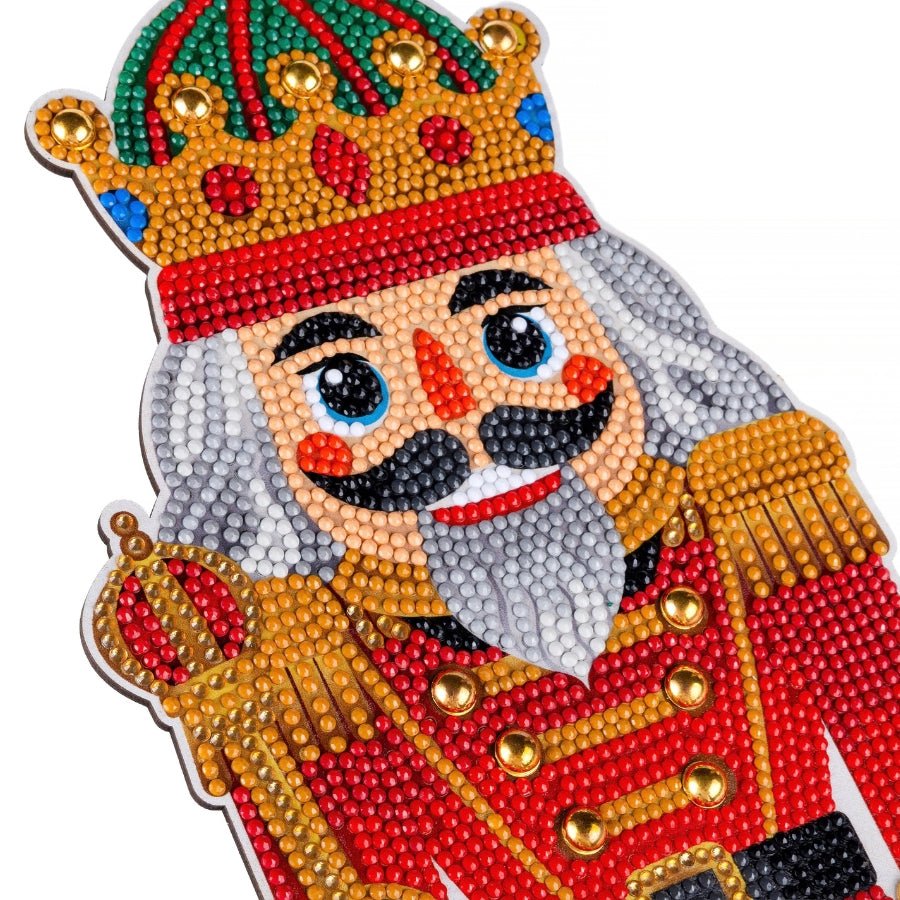 Giant Nutcrackers Crystal Art Decoration Kit Set of 2