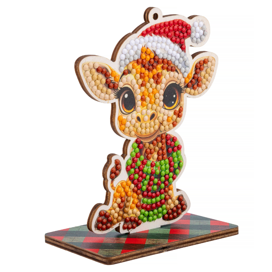 Giraffe Crystal Art Festive Wildlife Buddies Kit Series 7