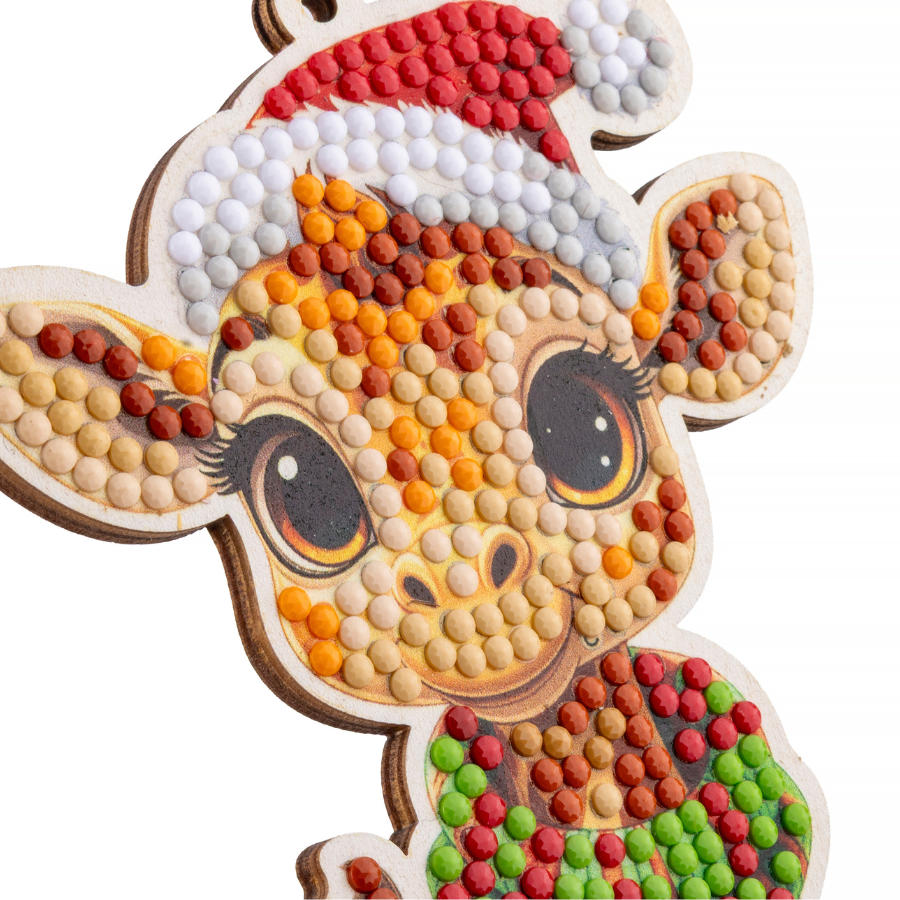 Giraffe Crystal Art Festive Wildlife Buddies Kit Series 7