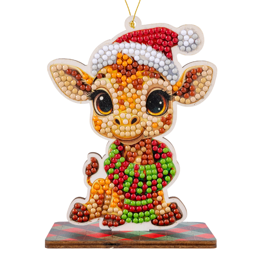 Giraffe Crystal Art Festive Wildlife Buddies Kit Series 7