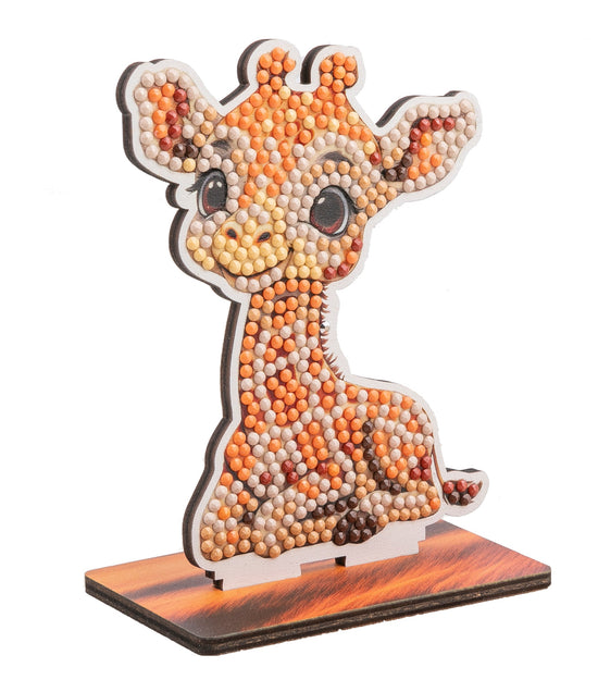 Giraffe Crystal Art Wildlife Buddies angle