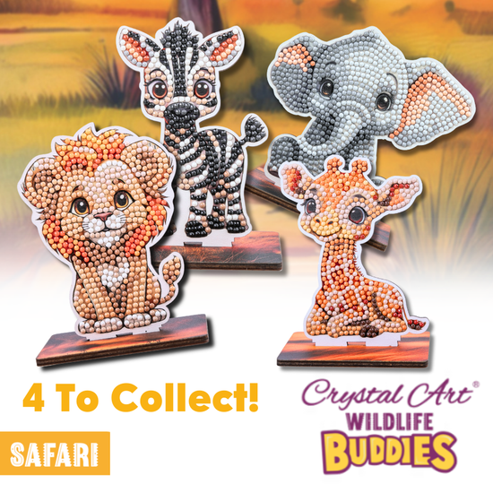 Giraffe Crystal Art Wildlife Buddies group