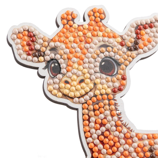 Giraffe Crystal Art Wildlife Buddies neck