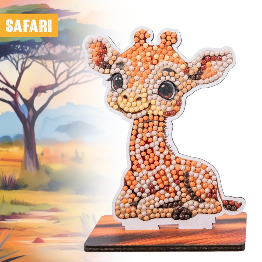 Giraffe Crystal Art Wildlife Buddies safari