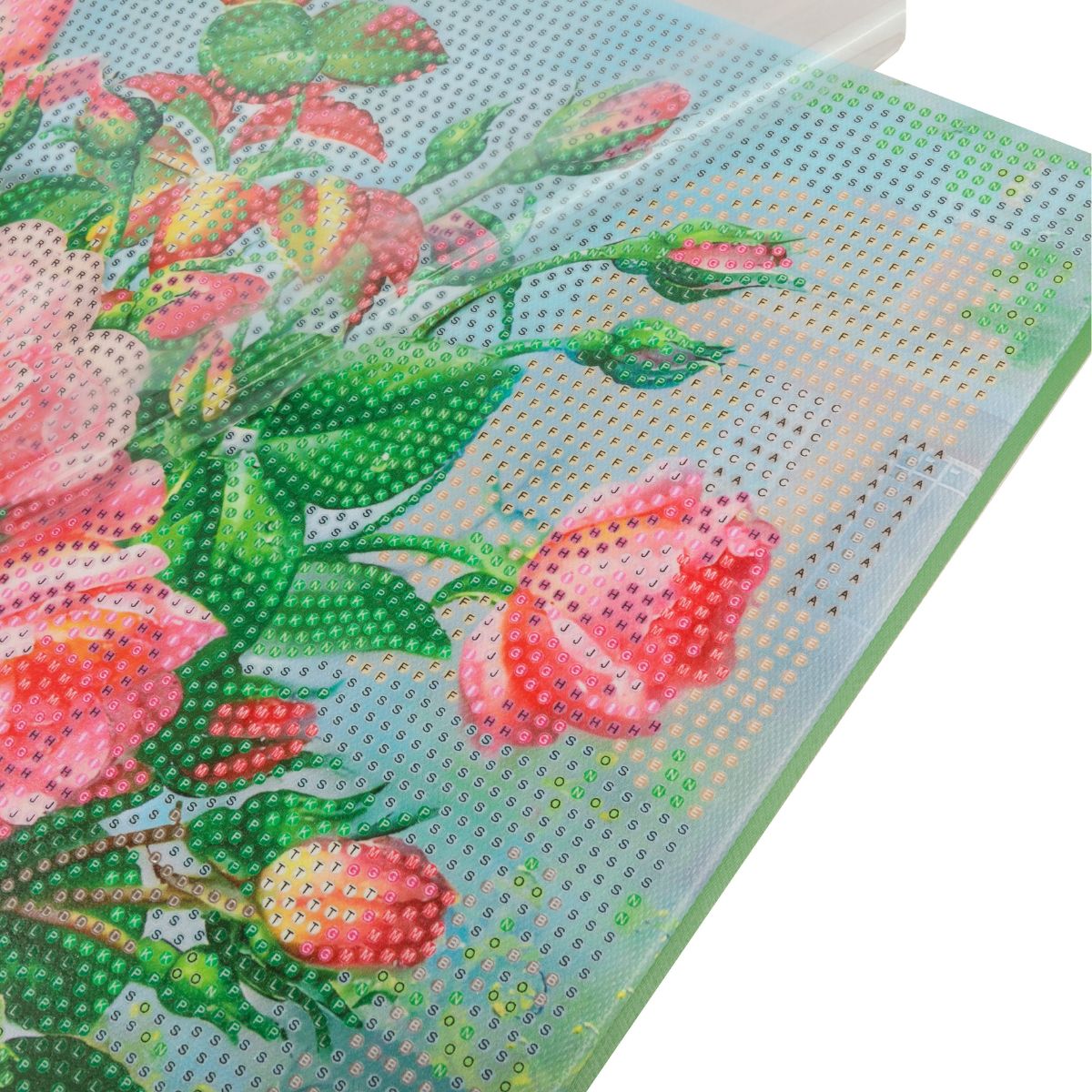 Graceful roses crystal art canvas 40x50 template