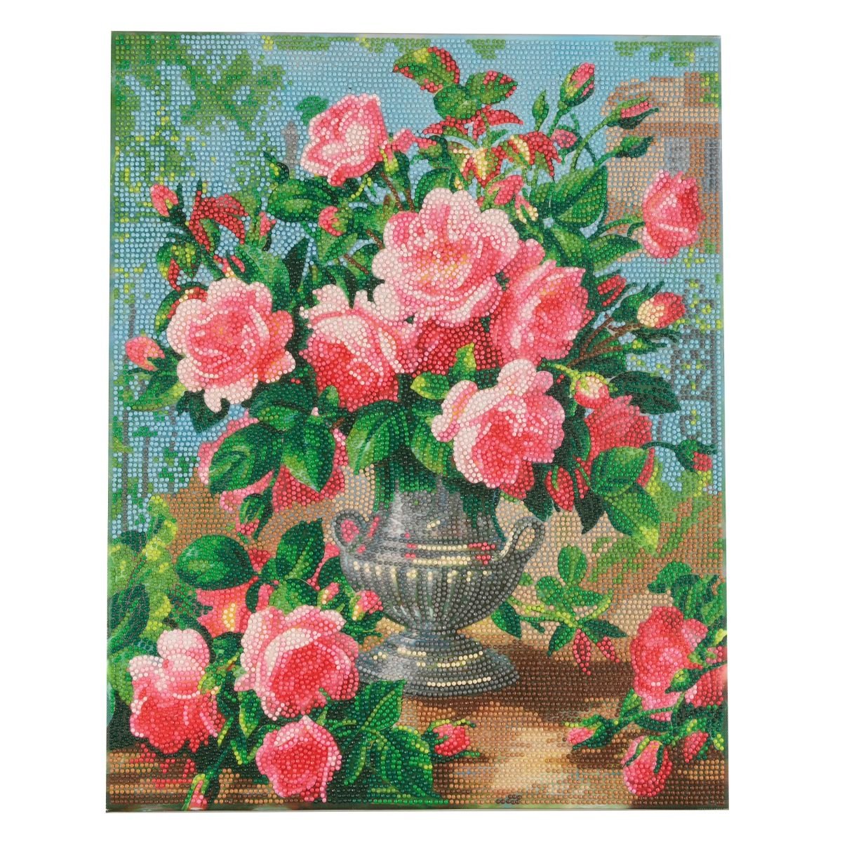 Graceful roses crystal art canvas 40x50