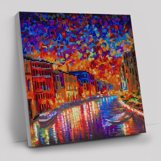 CAK-A148M: "Grand Canal Venice" 30x30cm Crystal Art Kit