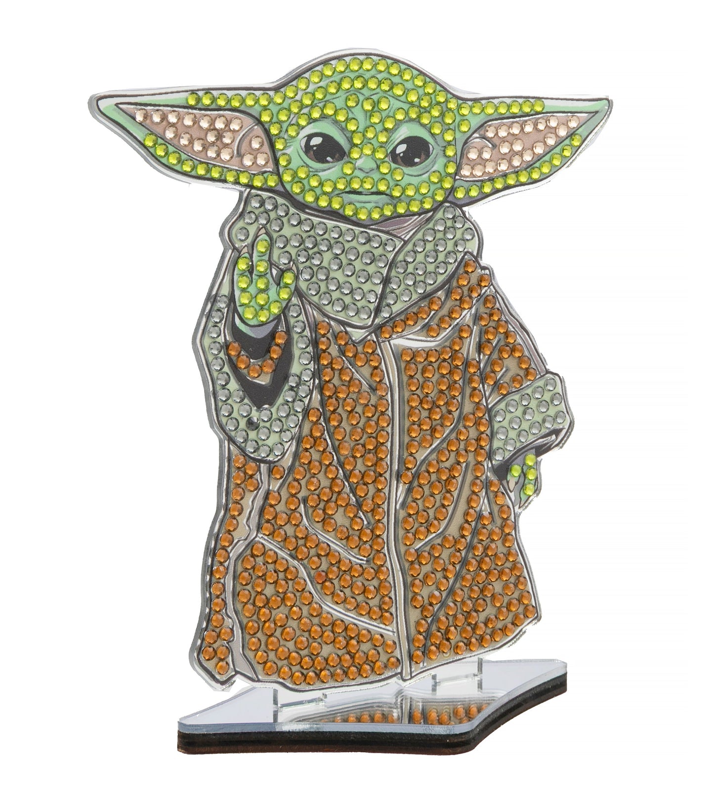 Grogu Crystal Art Mirror Buddies Kit Star Wars 8
