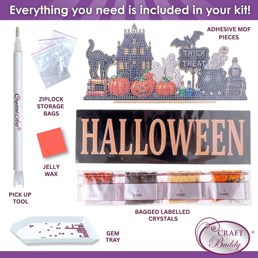 Halloween Crystal Art Decoration Kit