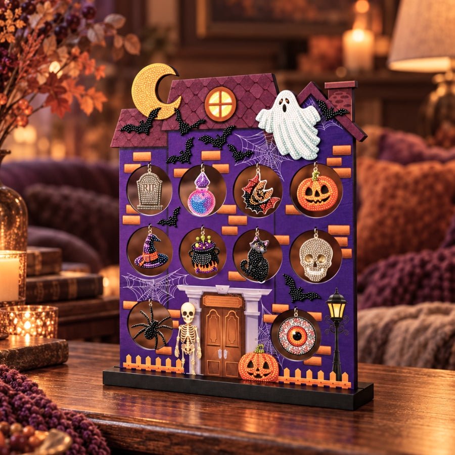 Halloween House Crystal Art Advent Calendar