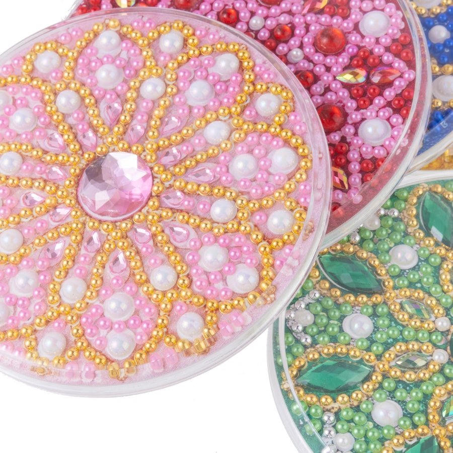 Harmony Circles Pearl Art Coasters Kit Set Of 6