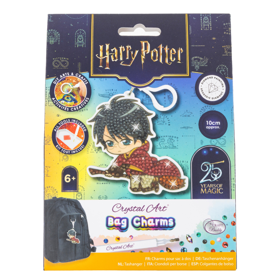Harry Potter Crystal Art Bag Charm Kit Harry Potter