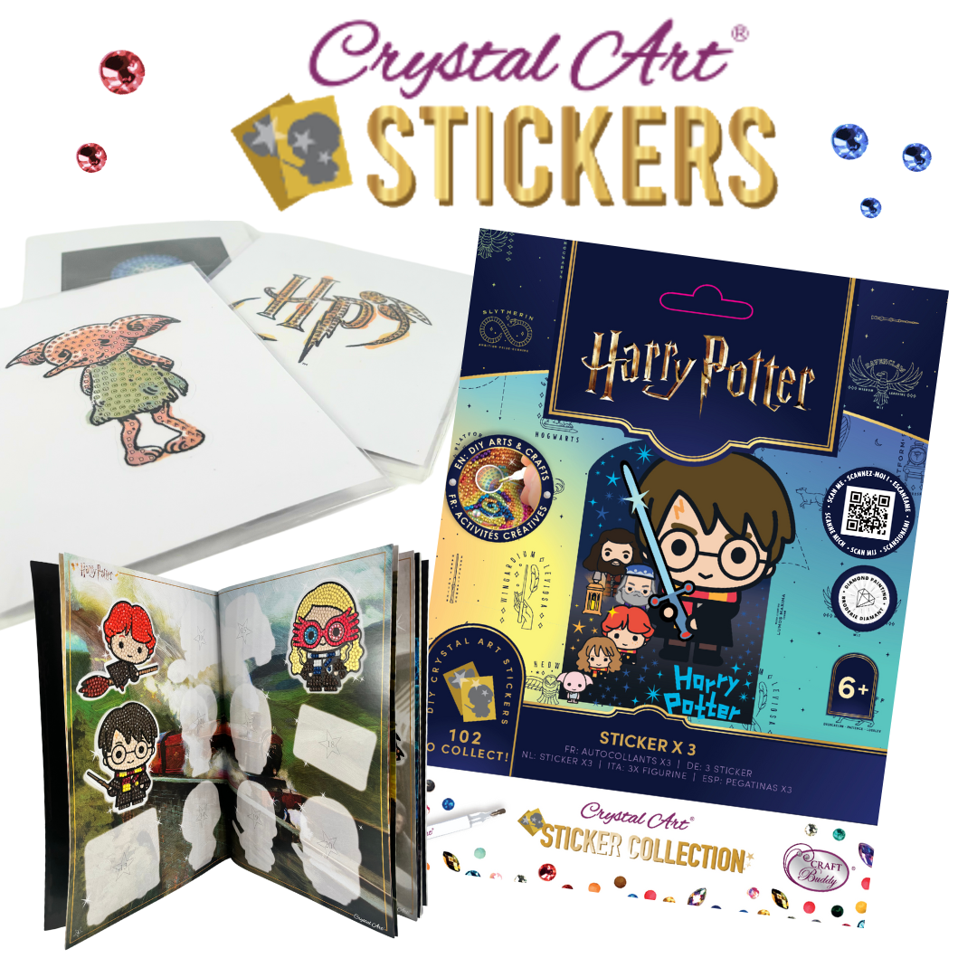 Harry Potter Crystal Art Sticker Pack x20