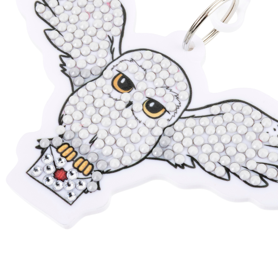 Hedwig Crystal Art Bag Charm Kit Harry Potter