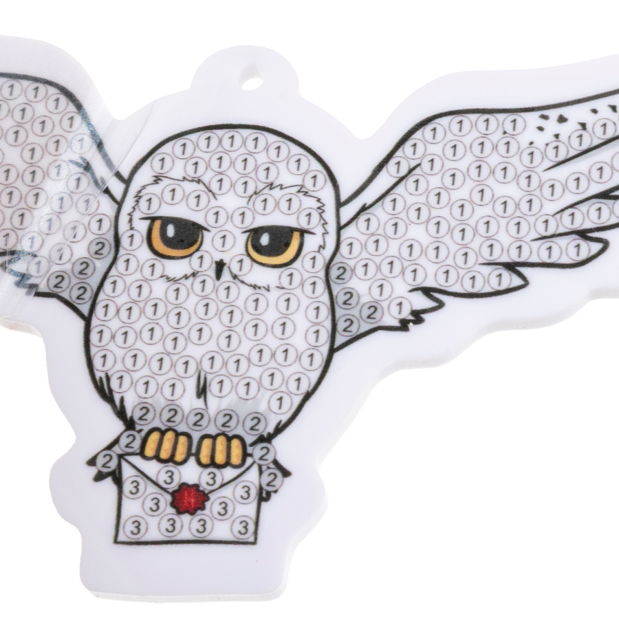 Hedwig Crystal Art Bag Charm Kit Harry Potter