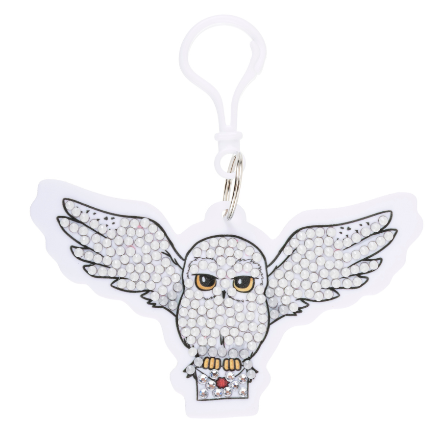 Hedwig Crystal Art Bag Charm Kit Harry Potter