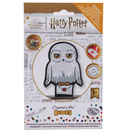 "Hedwig" Crystal Art Buddies Harry Potter Series 3 Front Packaging