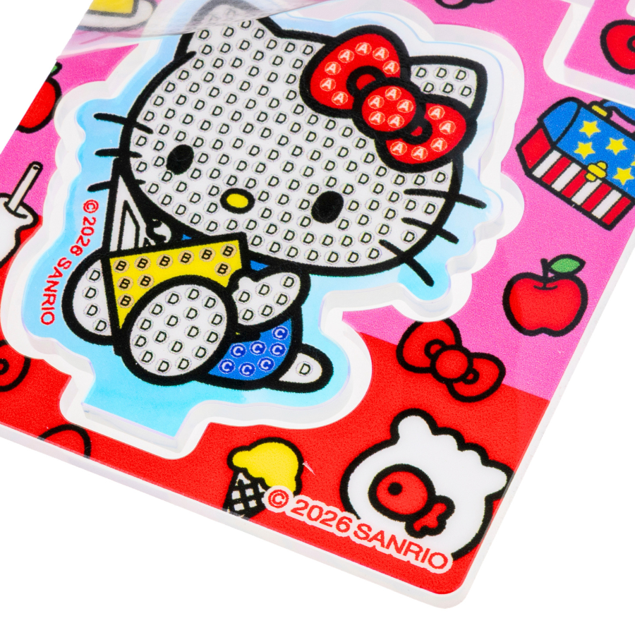 Hello Kitty And Friends Crystal Art Hidden Treasures Kit