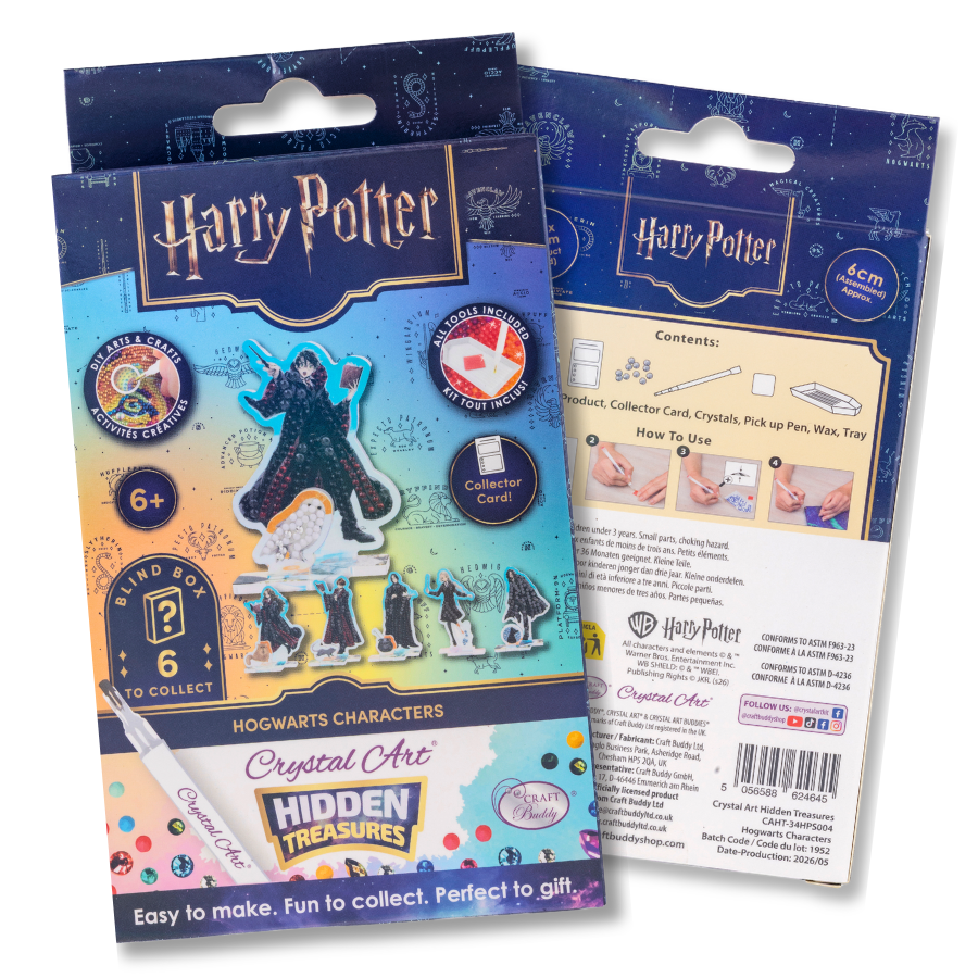 Hogwarts Characters Crystal Art Hidden Treasures Kit Harry Potter