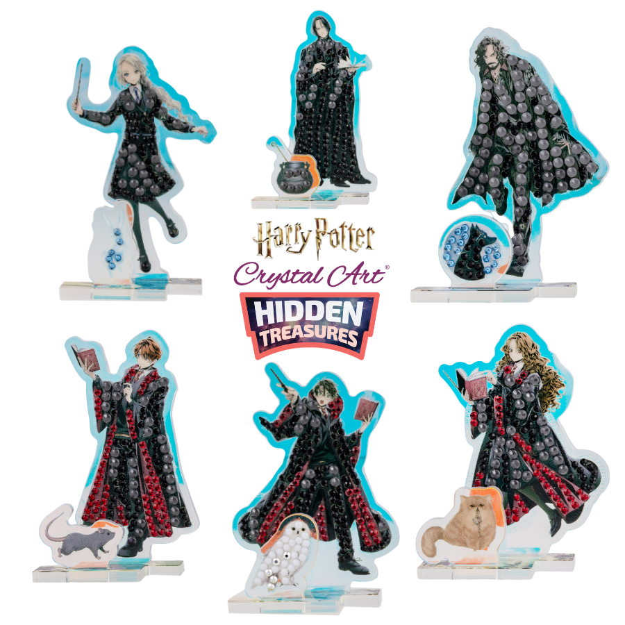 Hogwarts Characters Crystal Art Hidden Treasures Kit Harry Potter