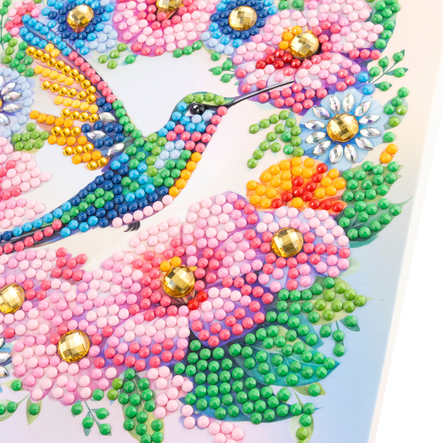Hummingbird Crystal Art Card Kit 15cmx15cm
