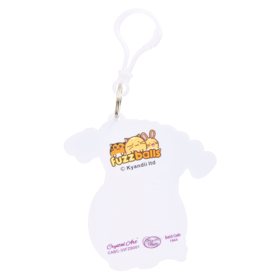 I Licked It Crystal Art Bag Charm Kit Fuzzballs