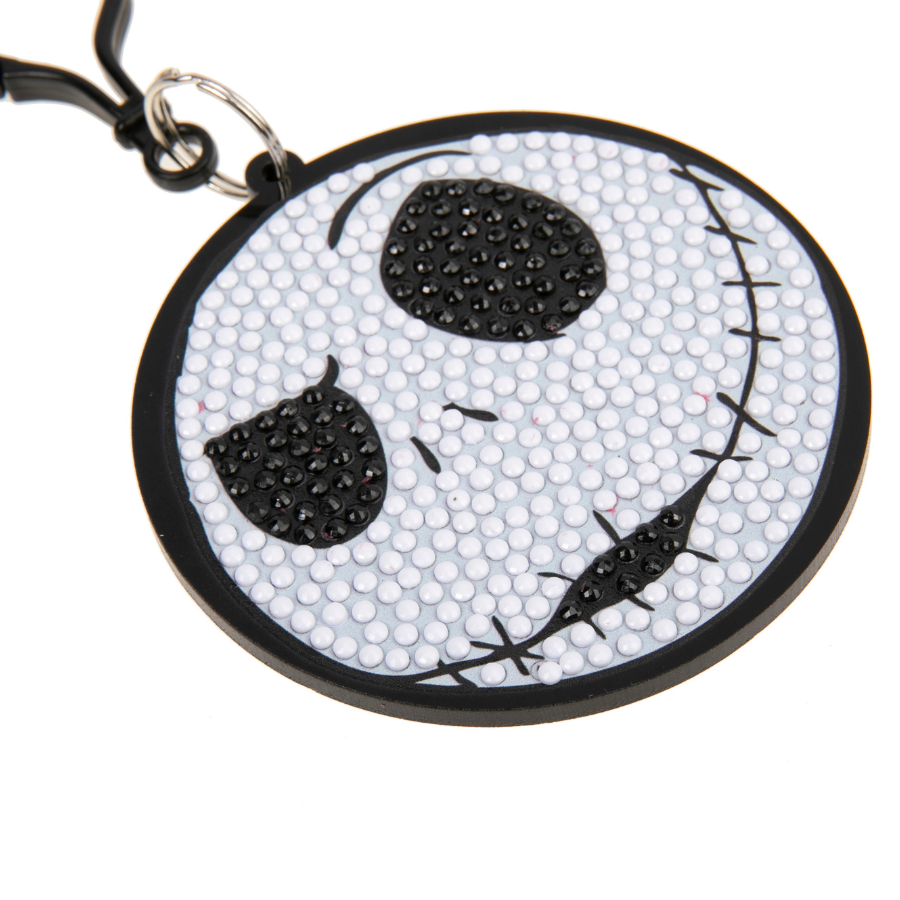 Jack Skellington Crystal Art Bag Charm 1