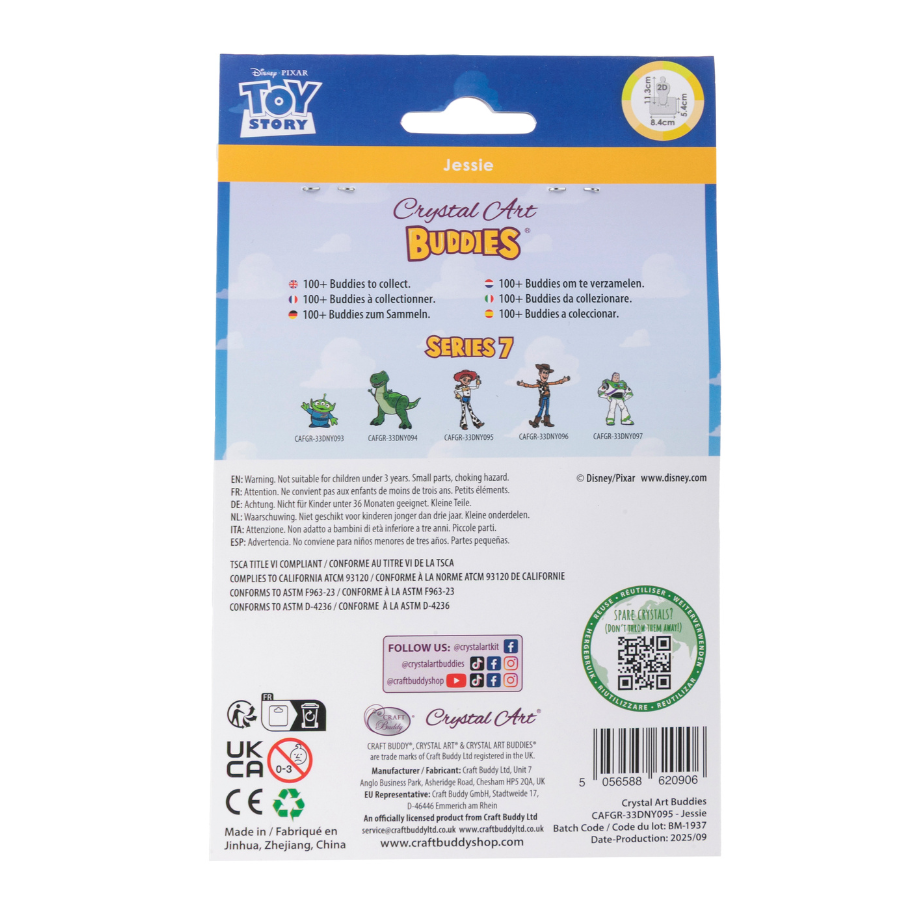 Jessie Crystal Art Buddies Toy Story Series 7 Disney Pixar