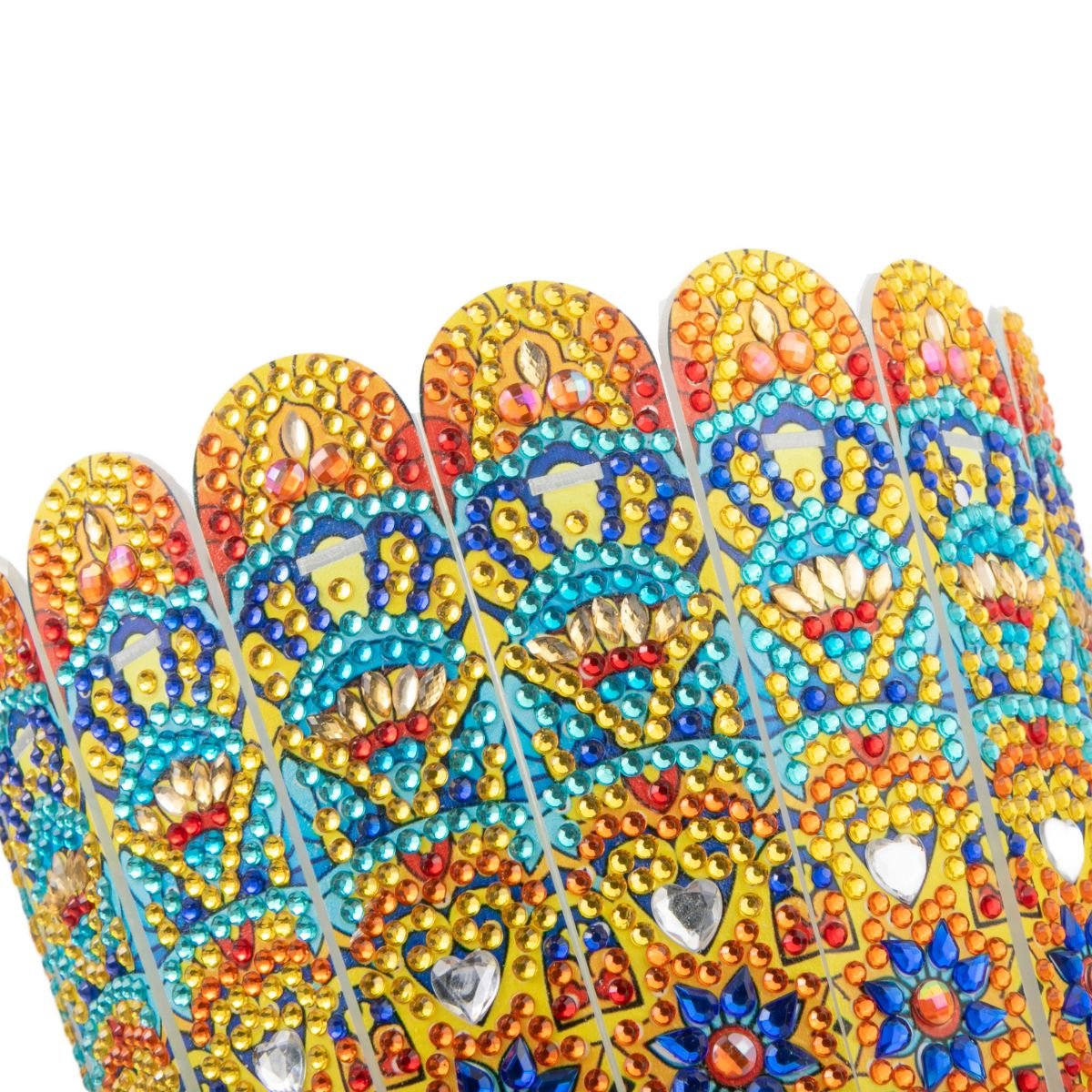 Joyful blossom crystal art vase finished