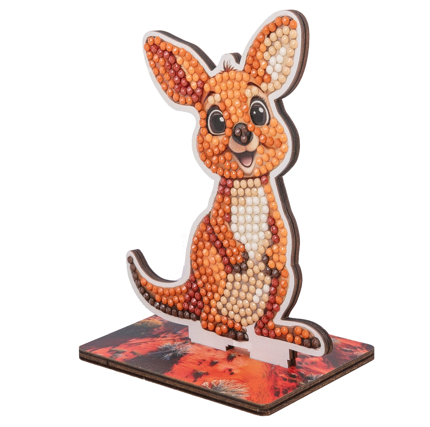 Kangaroo Crystal Art Wildlife Buddies angle