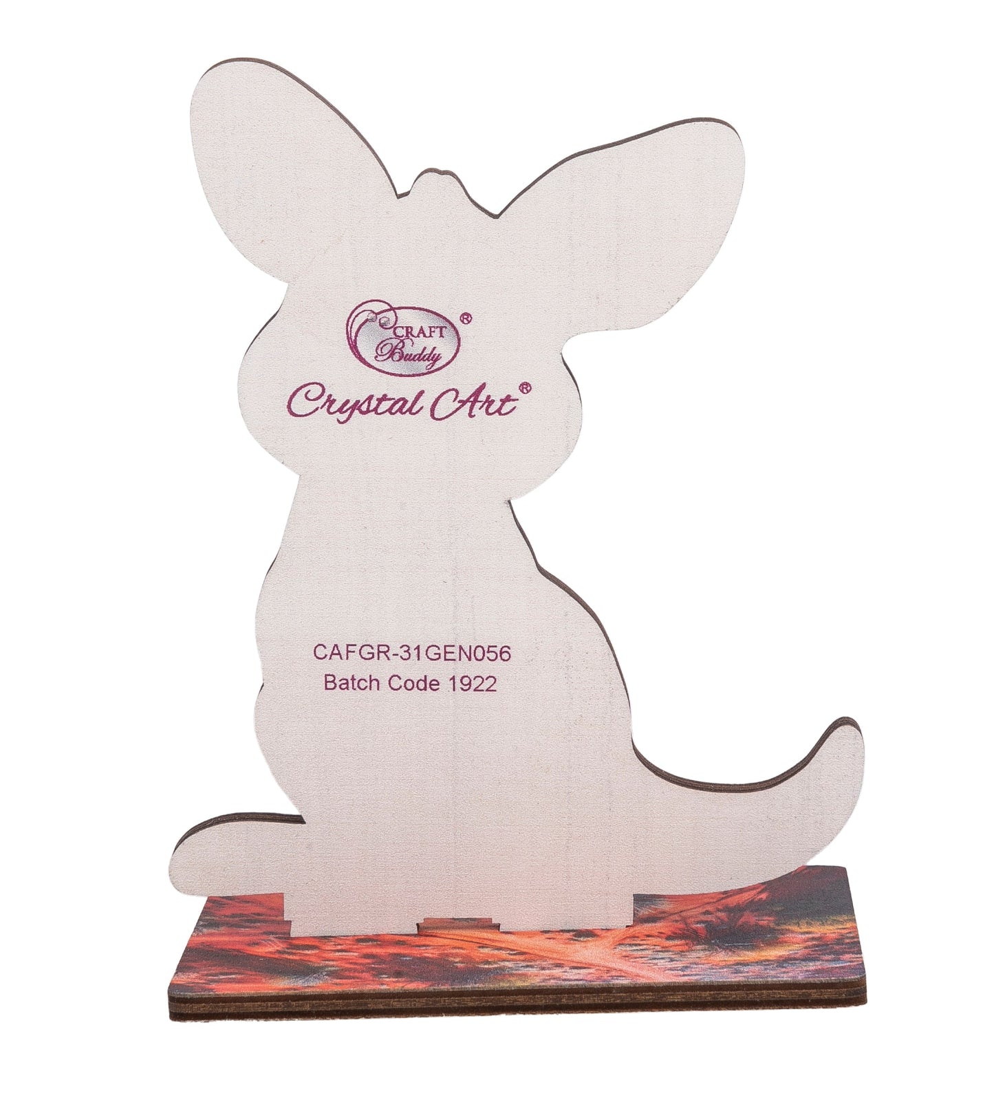 Kangaroo Crystal Art Wildlife Buddies back