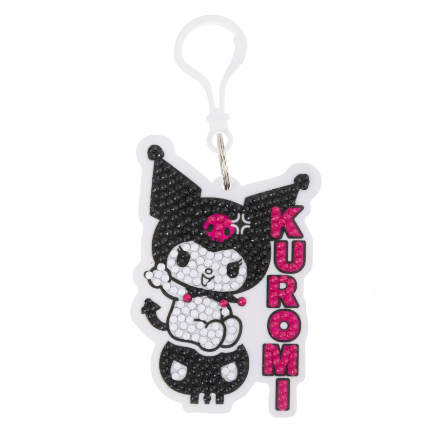 Kuromi Crystal Art Bag Charm Kit Hello Kitty