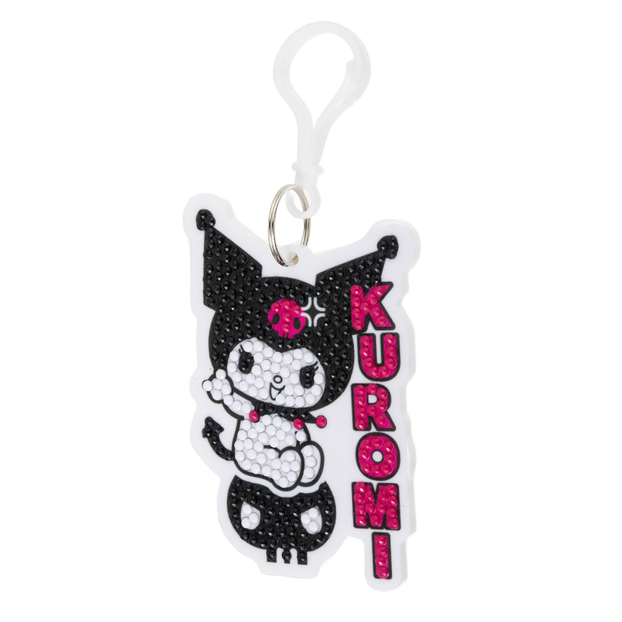 Kuromi Crystal Art Bag Charm Kit Hello Kitty
